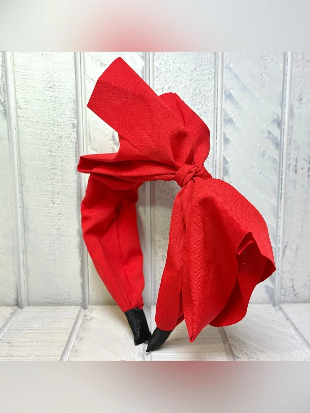 Headband For Women Floppy Red Big Bow Hair Knot Cute Hair Accessory